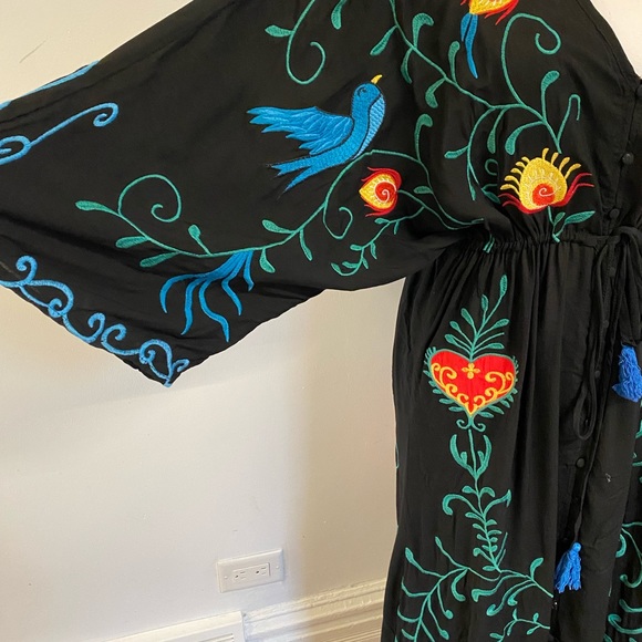 Handmade Boho Maxi Dress - One of a kind. Never before worn - Picture 2 of 3